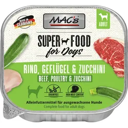 MAC's Dog 150g Hundenassfutter 11 x 150 Gramm Rind, Geflügel & Zucchini