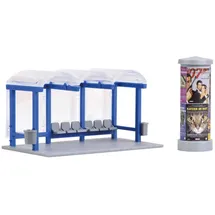 Kibri Deko-Set Bushaltestelle 38142 H0