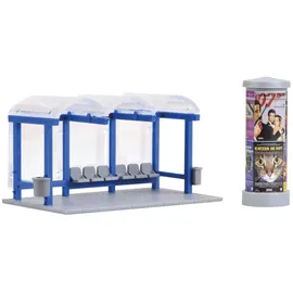 Kibri Deko-Set Bushaltestelle 38142 H0