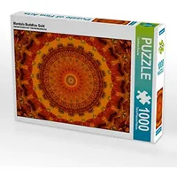 Calvendo Mandala Buddhas Gold 1000 Teile Lege-Größe 64 x