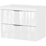 Tchibo - Waschtisch »Celano« mit Becken - 81x46x65cm - grau - Holz / Glas
