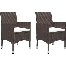 vidaXL Bistroset 3-tlg. Braun