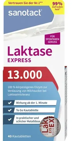 Preisvergleich Produktbild Sanotact Express Laktase 13.000