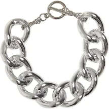 URBAN CLASSICS Flashy Chain Armband silber Aluminium L/XL