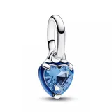Pandora Blaues Chakra Herz Silber 793042C02