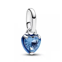 Pandora Blaues Chakra Herz Silber 793042C02