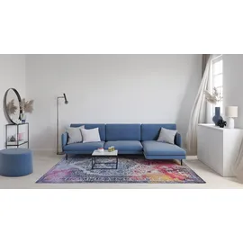 Gino Falcone Teppich »Cosima-118« rechteckig 3 mm Höhe gewebter Jaquard-Teppich, mit Chenillegarn, moderne Orient-Optik