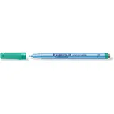 Staedtler Lumocolor correctable Folienstift F-Spitze, circa 0.6 mm, 10 Stück im Kartonetui, grün