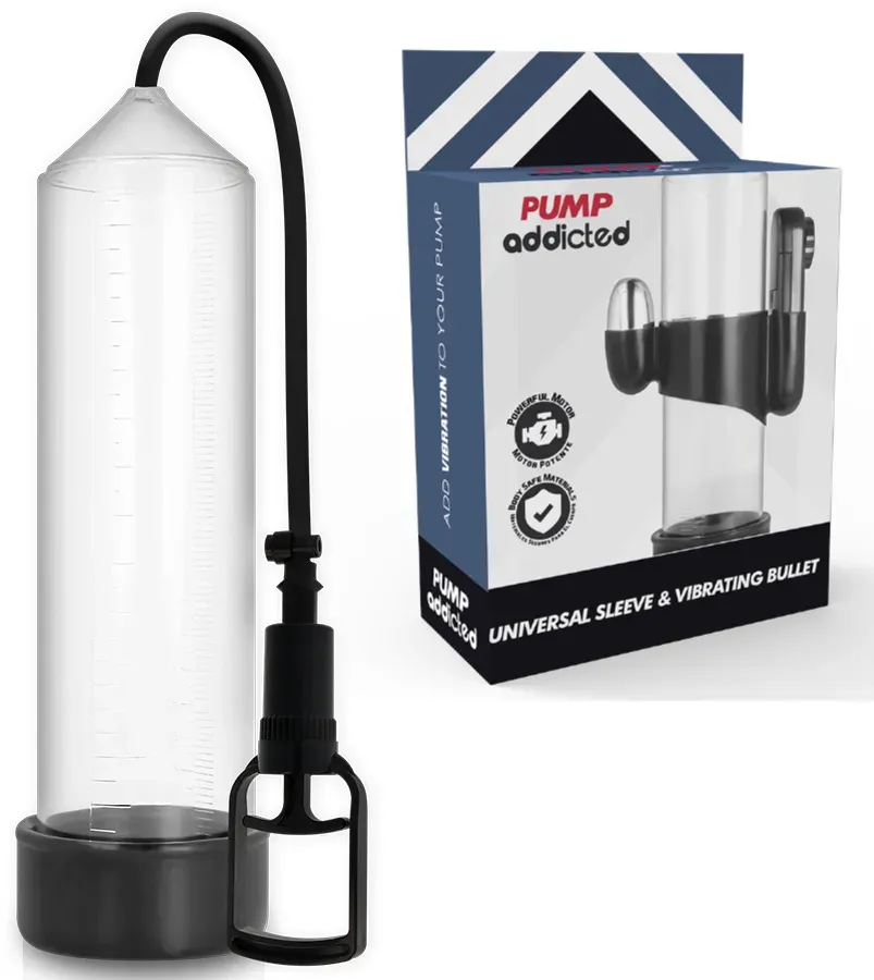PUMP ADDICTED - TRANSPARENTER VIBRATOR RX7