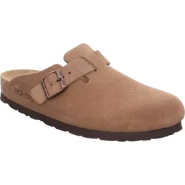 ROHDE Sunnys No15 Clogs Damen Hausschuhe Pantolette Leder 6071 camel Schuhgröße:43 EU