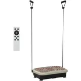 Vibrationsplatte Vibrationstrainer Vibrationsgerät Fitnesstrainer Led-anzeige Usb-lautsprecher Trainingsbänder Fernbedienung