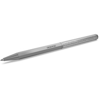 Swarovski Crystalline Kugelschreiber, Grauer Stift mit Graphitbeschichtung und Edlen Swarovski Kristallen