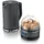 Arendo - Set Wasserkocher ELEGANT mit Eierkocher SEVENCOOK Edelstahl Grau, Wasserkocher 1,5L 40° - 100°C Warmhaltefunktion, Eierkocher 1-7 Eier,