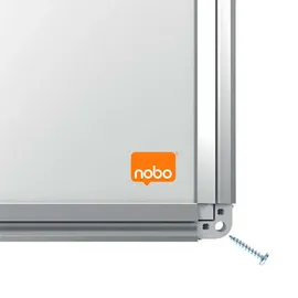 NOBO Whiteboard 60 x 45 cm Grau/Weiß