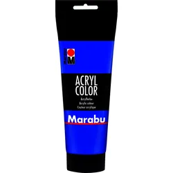 Marabu 120125055 Marabu Acryl Color 055, 225 ml, ultramarineblau