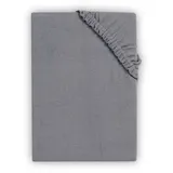 Carpe Sonno Spannbettlaken Polyester 180 x 200 cm grau