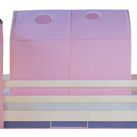 Homestyle4u Tunnel Bogen Zelt Bettzelt Pink