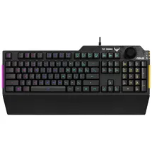 Asus Tastatur K1 Gaming Keyboard französisches Layout 90MP01X0-BKFA00, Schwarz