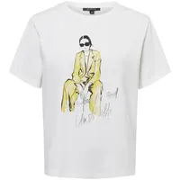 Comma, T-Shirt weiß, 42