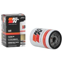 K&N Ölfilter - Patrone 76x121mm kompatibel mit Chevrolet, Ford, GMC, Buick, Lincoln, (HP-2011), Anschraubfilter 121mm