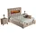 JV Möbel Boxspringbett 147 x 220 cm Beige