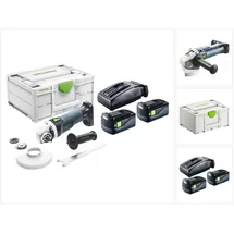 Festool AGC 18-125 inkl. 2 x 5,0 Ah + Ladegerät