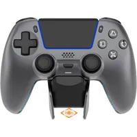 deltaco PlayStation 5 Controller Steel Gray Blau