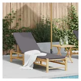 vidaXL Sonnenliege 55 x 199 x 30 cm Bambus