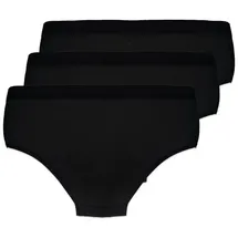 Pompadour Hüftslip 3 St. Schwarz 44