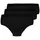 Pompadour Hüftslip 3 St. Schwarz 44