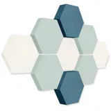 platino24 Akustikpaneel Edition LOFT bunt 9 St. Ø 30 cm