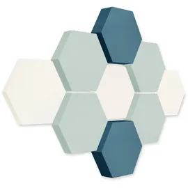 platino24 Akustikpaneel Edition LOFT bunt 9 St. Ø 30 cm