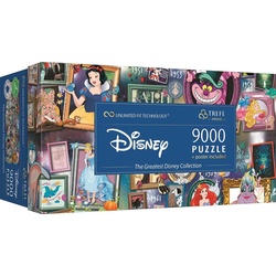 Trefl Puzzle Trefl 81020 The Greatest Disney Collection Puzzle, 1500 Puzzleteile, Made in Europe bunt