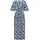 GOLDNER Sommerkleid Blau/Weiß Floral 54