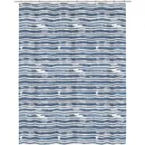 KLEINE WOLKE Duschvorhang Raia 180 x 200 cm blau