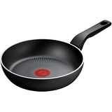 Tefal Recycled On Bratpfanne 24 cm, 100% recyceltes Aluminium, Antihaftbeschichtung, Induktion, Spülmaschinenfest, Schwarz, C2970432