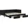 vidaXL Tagesbett 90 x 200 cm Schwarz