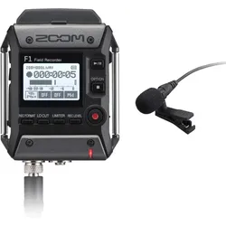 Zoom F1-LP Field Recorder mit Lavalier Mikrofon