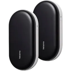 NETATMO Sensor "Smarte Klimaanlagensteuerung, 2er Set", schwarz (schwarz und weiß), B:20,50cm H:32,50cm L:28,00cm, Sensoren
