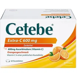 Cetebe Extra-C hochdosiertes Vitamin C Kautabletten 60 St.