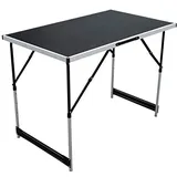 LINDER EXCLUSIV Campingtisch Multifunktionstisch Schwarz