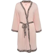 LASCANA Damen Kimono rosa anthrazit gemustert Gr.44/46