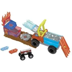 HOT WHEELS HPN73 Hot Wheels Monster Trucks Arena World: 5-Alarm-Rettungsaktion