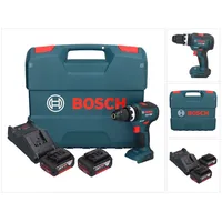 Bosch GSB 18V-55 Professional Akku Schlagbohrschrauber 18 V 55 Nm Brushless + 2x Akku 5,0 Ah + Ladegerät + Koffer