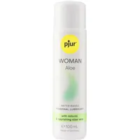 pjur WOMAN Aloe - Gleitgel mit Aloe Vera auf Wasserbasis - für die sensible Haut der Frau - mehr Spaß und Pflege beim Sex (100ml)