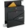 Relaxdays Briefkasten Schwarz inkl. Zeitungsfach