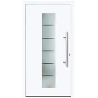 KNOCK Flügelüberdeckende Kunstoff-Haustür »LOS ANGELES«, weiß - weiss