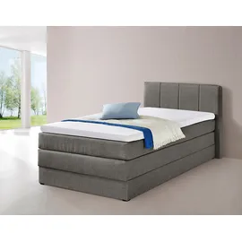 HAPO HAPO, Boxspringbett mit Bettkasten grau