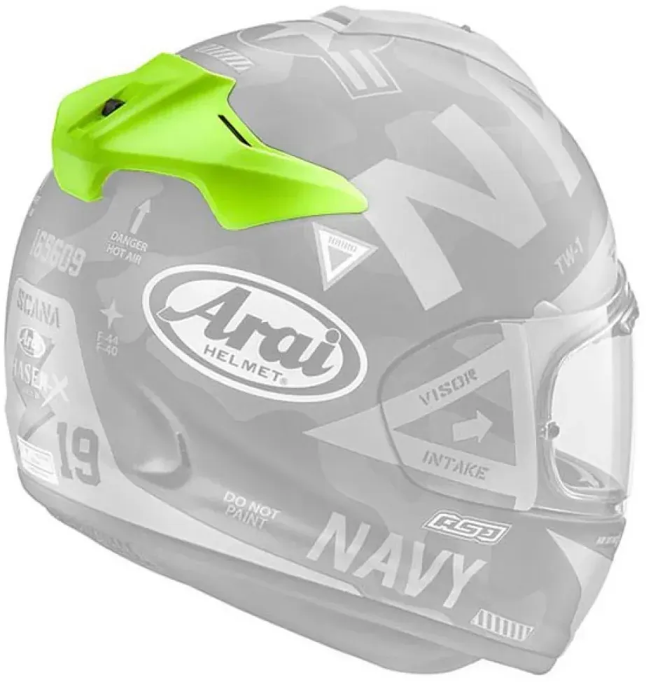 Arai Chaser-x Upper Hintere Belüftungsöffnung Des Helms - Frost Tint - One Size
