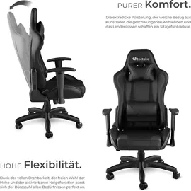 Tectake Twink Gaming-Stuhl Schwarz
